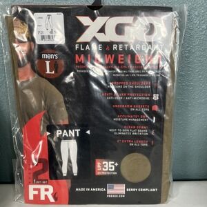XGO Phase 2‎ Midweight TAN Military PANTS Flame Retardant USA Made LARGE L